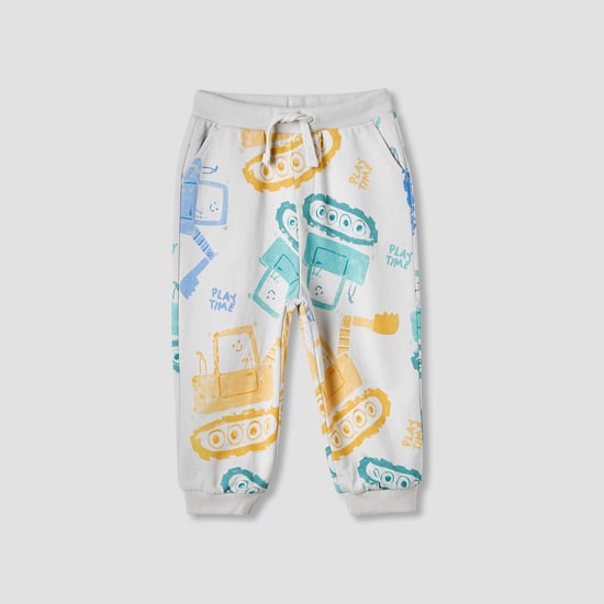 Juniors Construction Print Joggers with Pockets