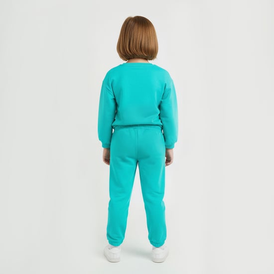 Juniors Butterfly Print Joggers with Pockets