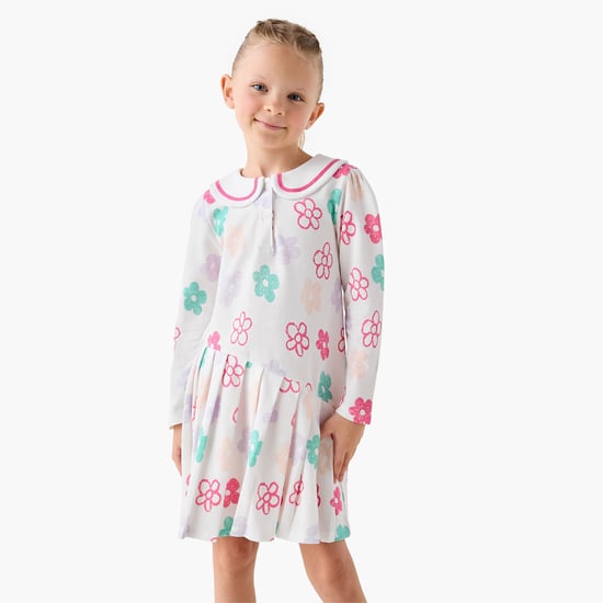 Juniors Floral Print Dress