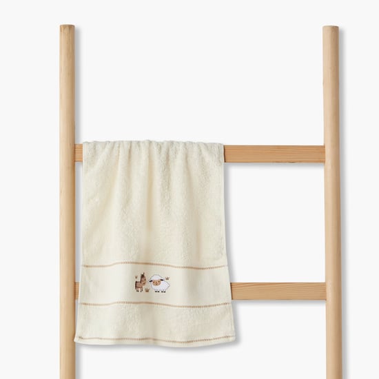 Juniors Embroidered Bath Towel - 76x38cm