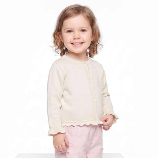 Juniors Metallic Knit Cardigan