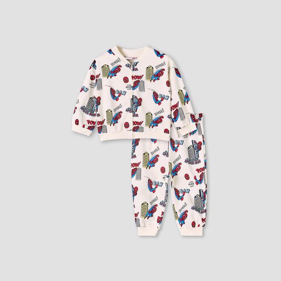 Spider-Man Print Jacket and Joggers Set