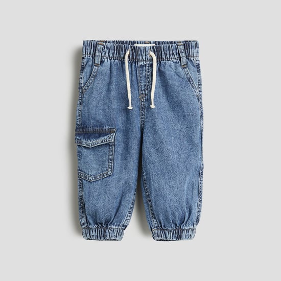 Juniors Washed Mid-Rise Jogger Jeans