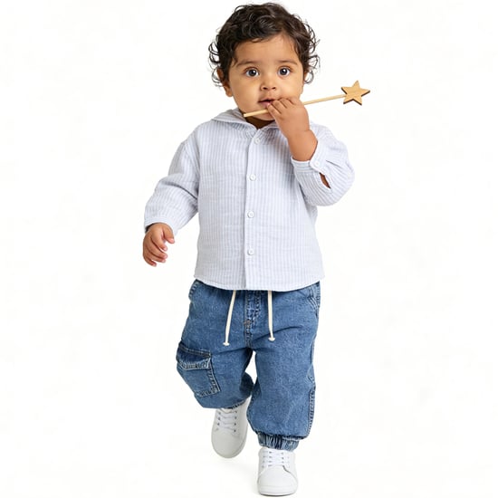 Juniors Washed Mid-Rise Jogger Jeans