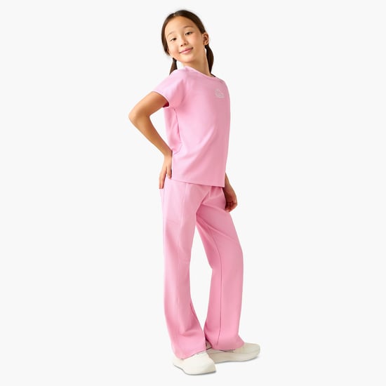 Kappa Ribbed Flared Trousers