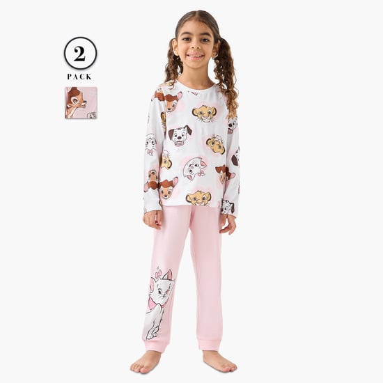 Juniors Bambi and Friends Print Pyjama Set - Set of 2