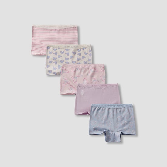 Juniors Assorted Boy Shorts - Set of 5