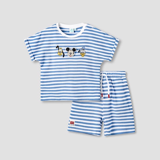 Mickey and Friends Applique T-shirt and Shorts Set