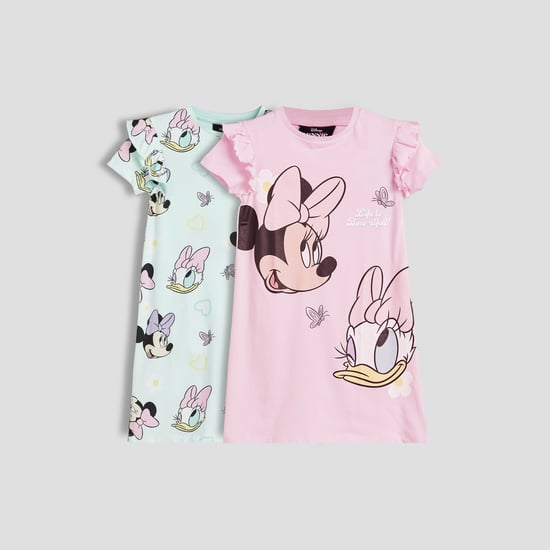 Juniors Minnie & Daisy Nightdress - Pack of 2