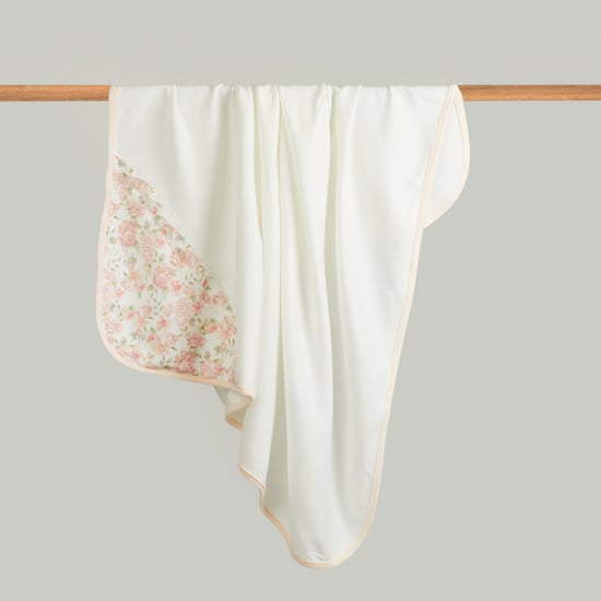Giggles Floral Print Receiving Blanket - 80x80cm