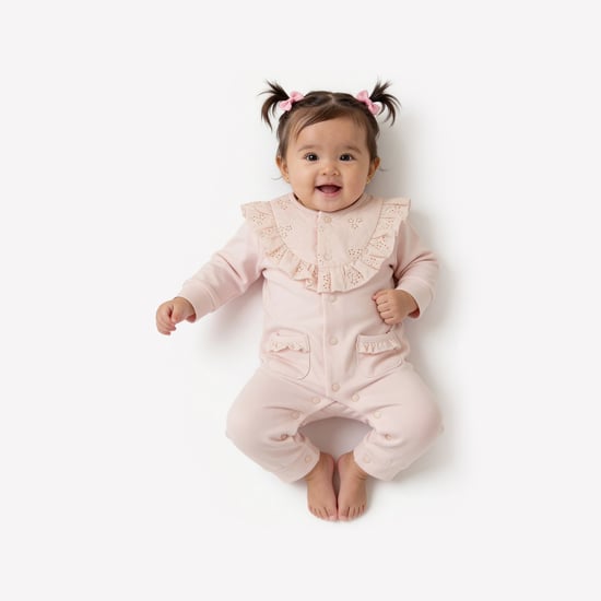 Giggles Schiffli Yoke Sleepsuit