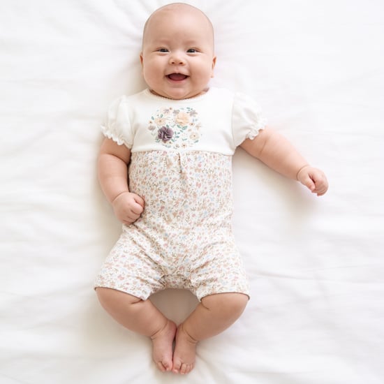 Juniors Floral Print Rompers
