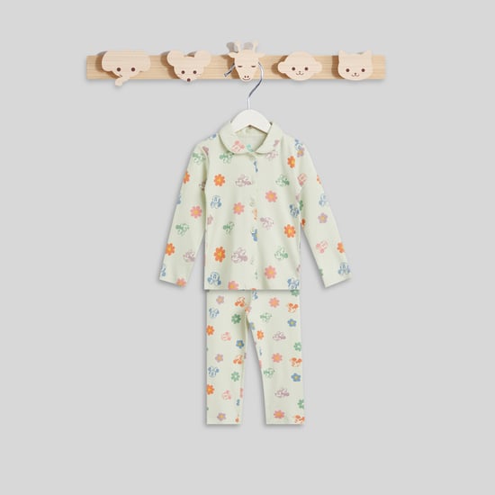 Juniors Minnie Mouse Print Shirt and Pyjamas Set