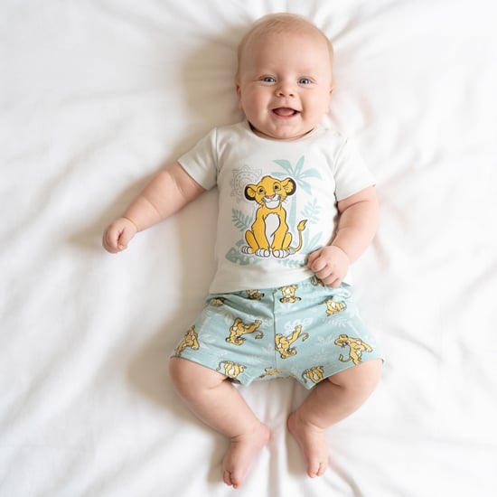 Juniors Simba Print T-shirt and Short Set