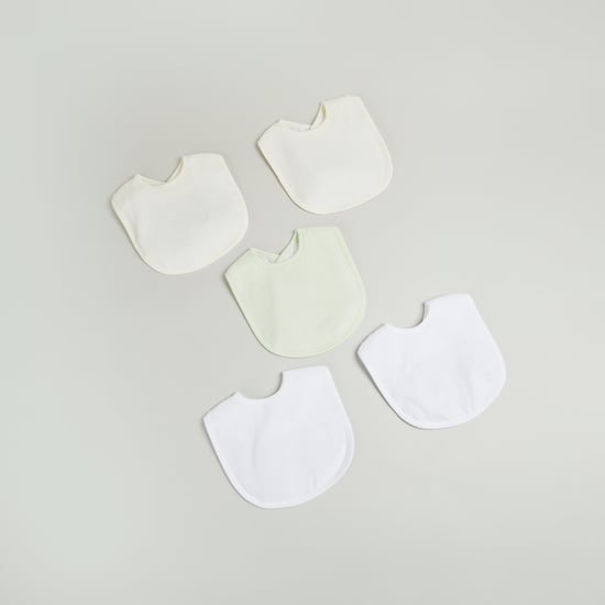 Juniors Solid Bib - Pack of 5