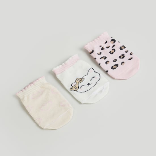 Juniors Assorted Ankle Length Socks - Set of 3