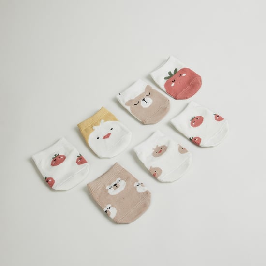 Juniors Assorted No Show Socks - Pack of 7