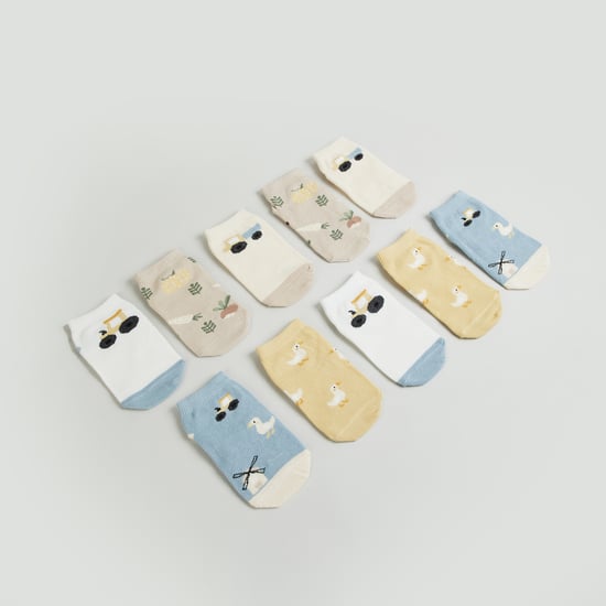 Juniors Assorted Ankle Length Socks - Pack of 10