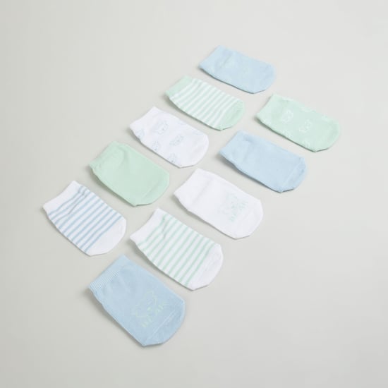 Juniors Assorted No Show Socks - Pack of 10