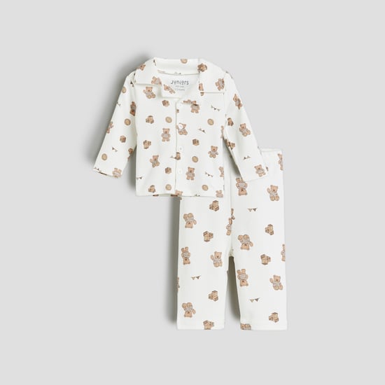 Juniors Printed Shirt & Pyjama Set