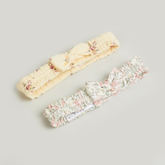 Juniors Floral Print Headbands - Pack of 2