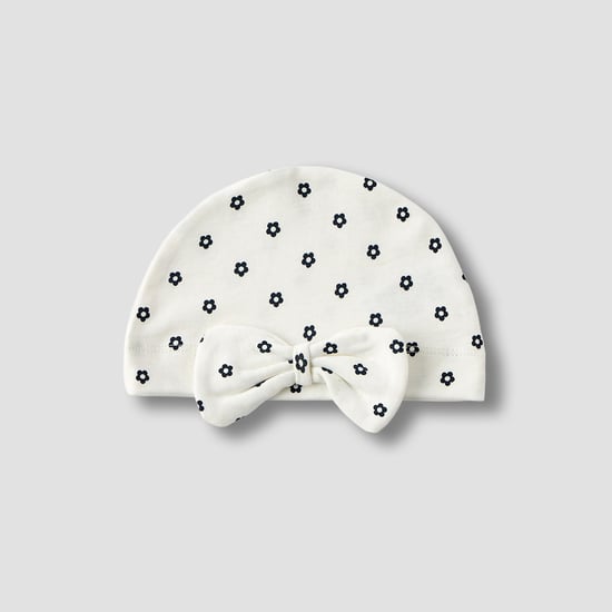 Juniors Floral Print Beanie