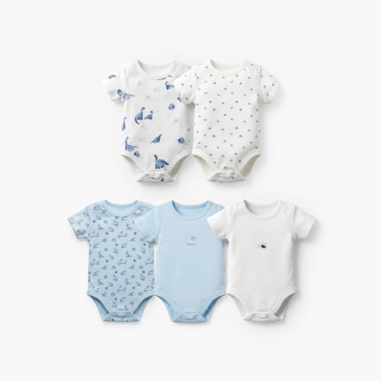 Juniors Printed Bodysuits - Pack of 5