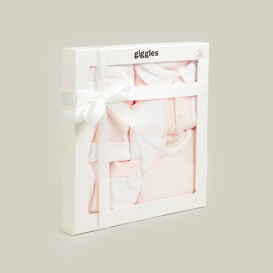 Giggles Printed 6-Piece Clothing Gift Set