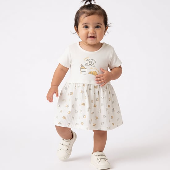 Juniors Printed Dress