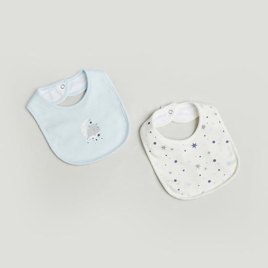 Juniors Printed Bibs - Pack of 2