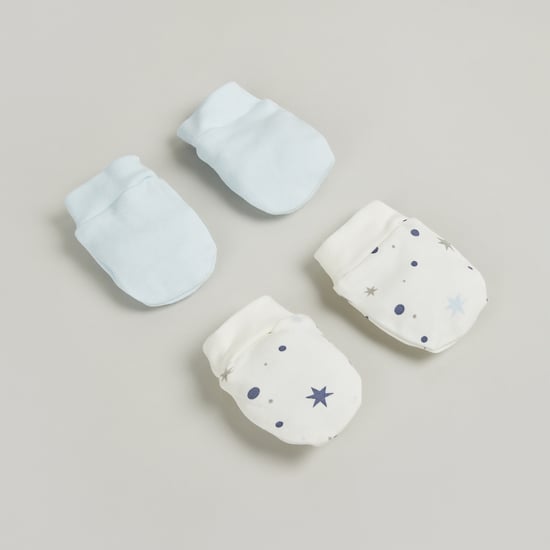 Juniors Printed Mittens - Pack of 2