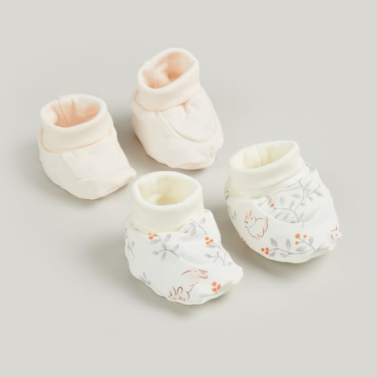 Girls Assorted Booties - Pack of 2