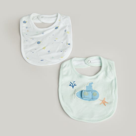 Juniors Printed Bib - Pack of 2
