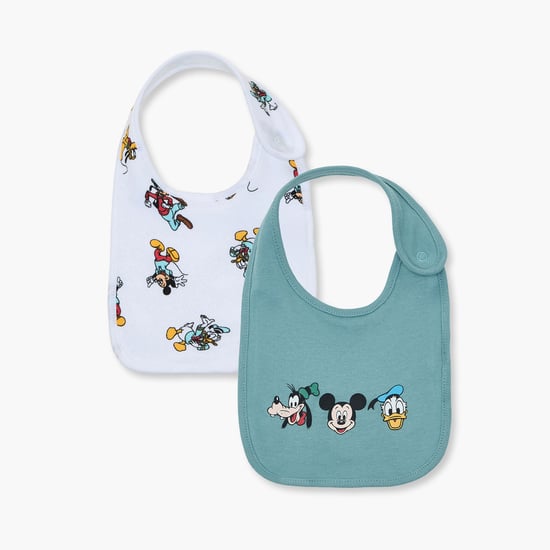 Juniors Mickey Mouse and Friends Print Bibs - Pack of 2