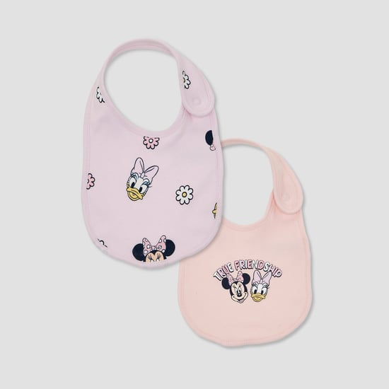 Juniors Minnie Mouse & Daisy Duck Print Bibs - Pack of 2