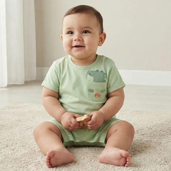 Juniors Appliqued Rompers - Set of 2