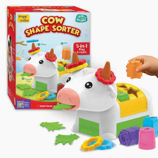 Imagimake Leaps And Bounds Cow Shape Sorter