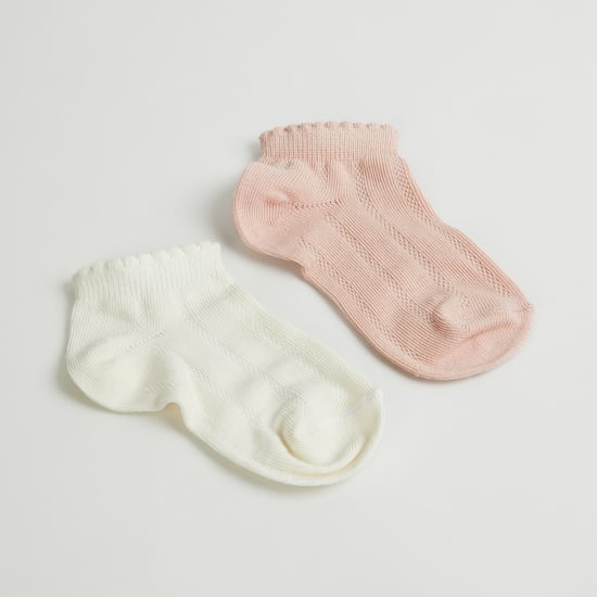 Juniors Assorted Ankle Length Socks - Set of 2