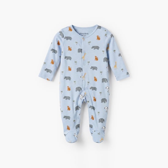 Juniors Safari Printed Sleepsuit