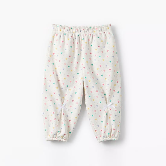 Juniors Heart Print Elasticated Joggers