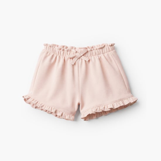 Juniors Ruffle Hem Elasticated Shorts