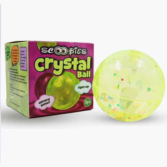 Scoobies Crystal LED Flashing Bouncing Ball