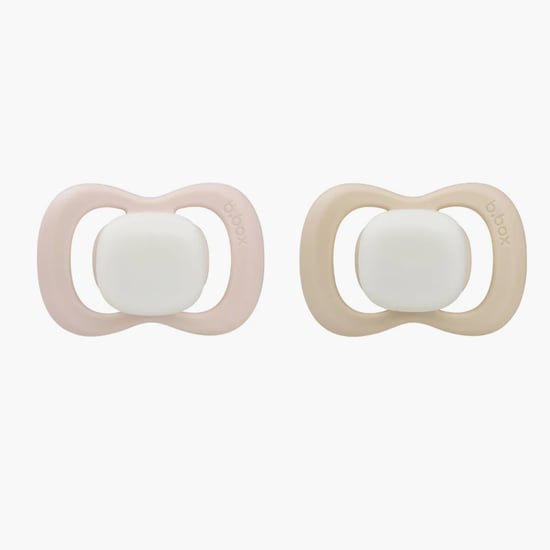 B.Box Glow in the Dark Silicone Pacifiers - Size 2 - Pack of 2