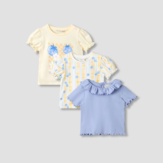 Juniors Assorted T-shirt - Pack of 3