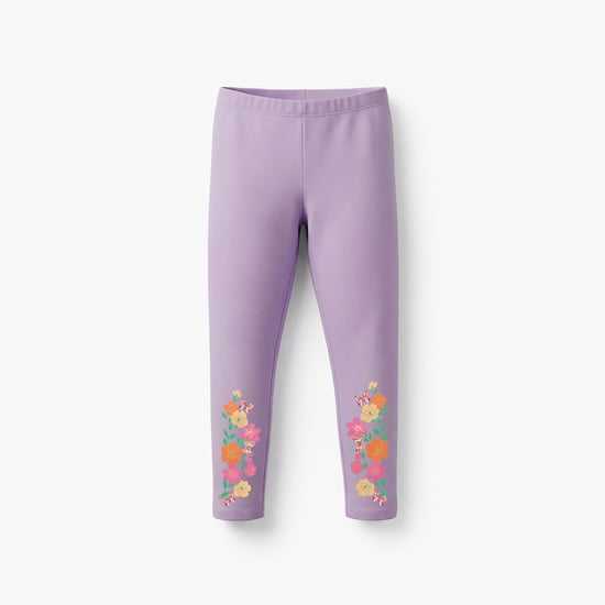 Juniors Floral Print Leggings