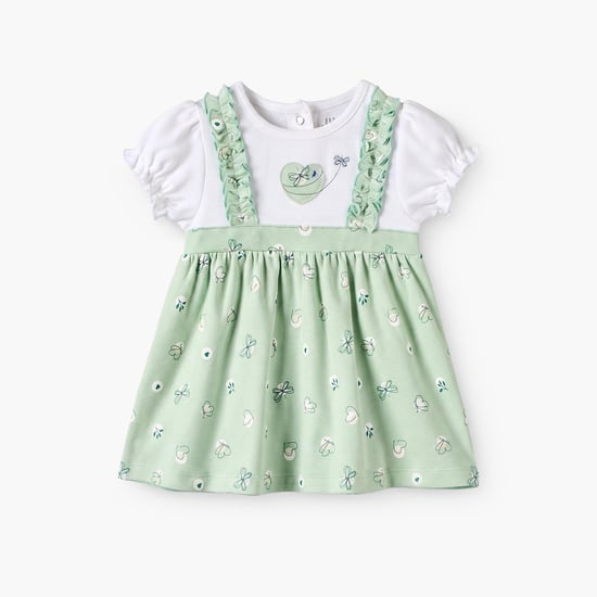Juniors Butterfly Print Dress