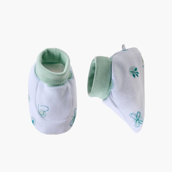 Juniors Butterfly Print Booties