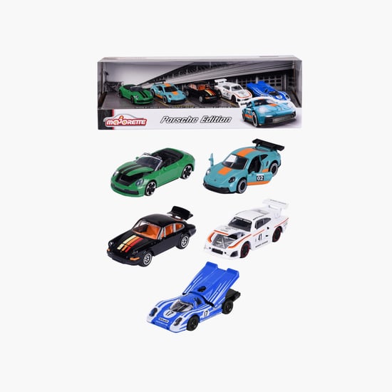 Majorette Porsche Car Gift Set - Pack of 5