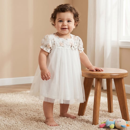 Giggles Floral Print A-line Dress