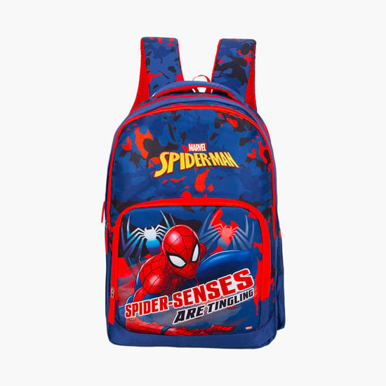 Striders Spiderman Printed Backpack